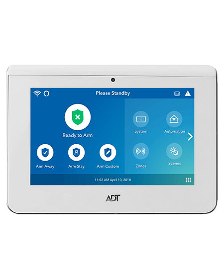 Touchscreen control panel